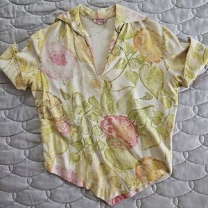 Floral vintage 1950s/1960s blouse